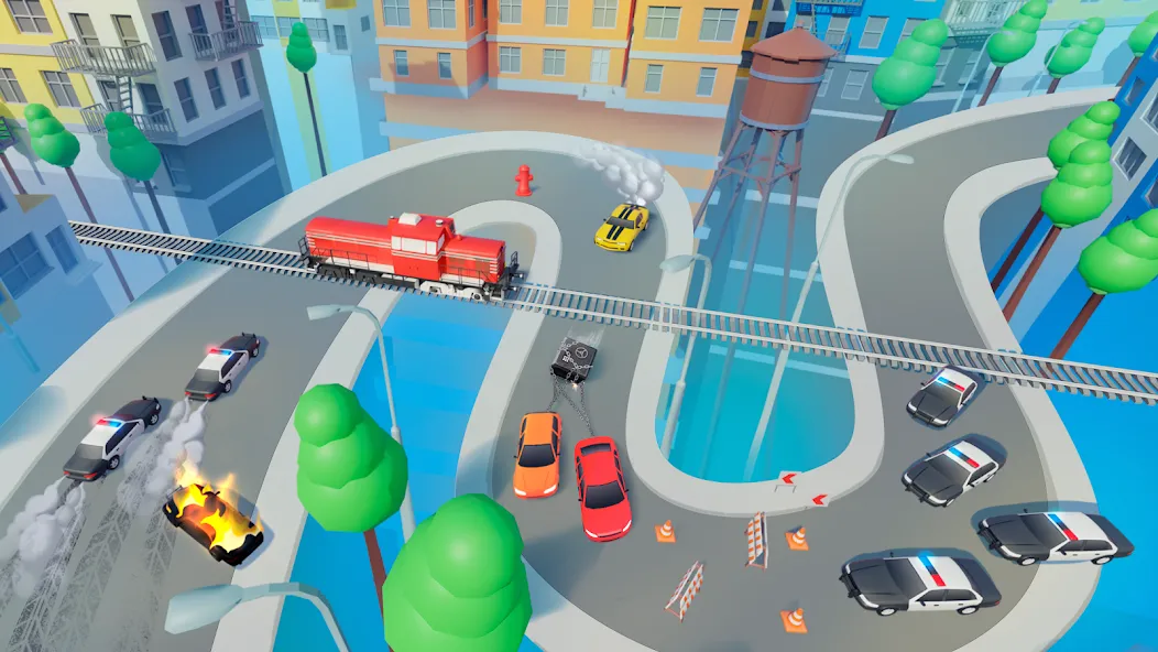 Line Race: Police Pursuit — скриншот 2