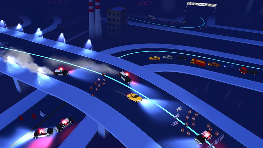 Line Race: Police Pursuit — скриншот 3