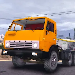 Скачать KAMAZ: Ultimate Russian Truck MOD APK — Много денег и все машины открыты