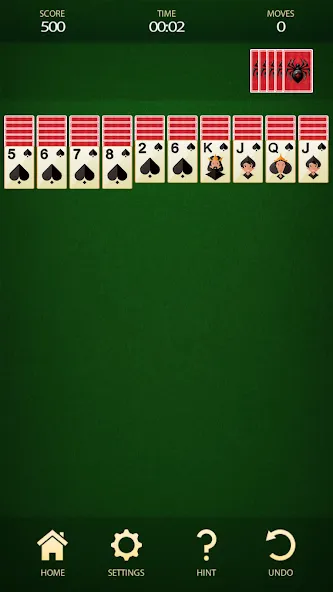 Spider Solitaire: Card Game — скриншот 1