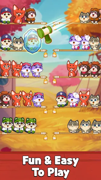 Cat Sort Puzzle: Cute Pet Game — скриншот 4 Cat Sort Puzzle: Cute Pet Game — скриншот 4