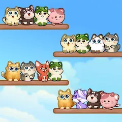 Скачать Cat Sort Puzzle: Cute Pet Game — версия Много денег