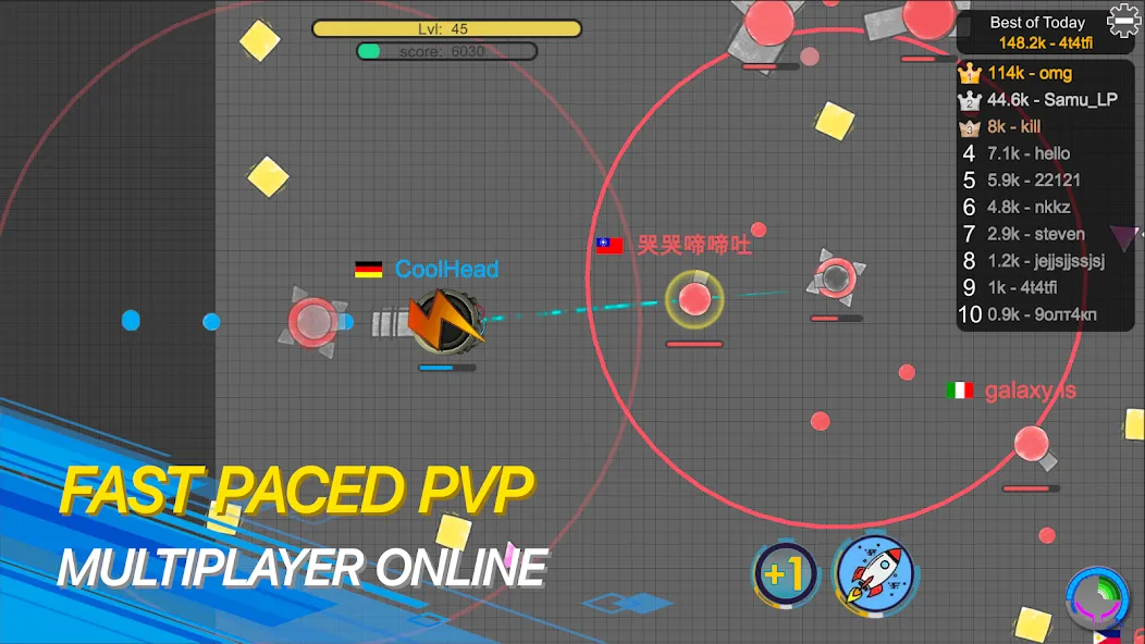 tank io games - piupiu.io — скриншот 1