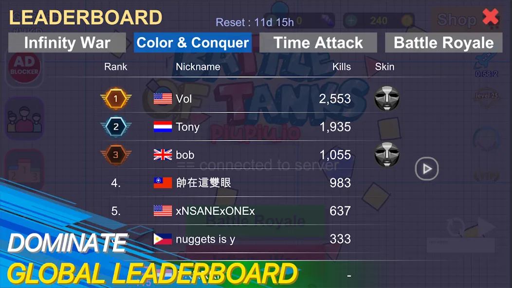 tank io games - piupiu.io — скриншот 3