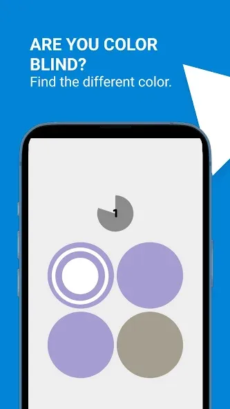 Color Blind Test Game — скриншот 1