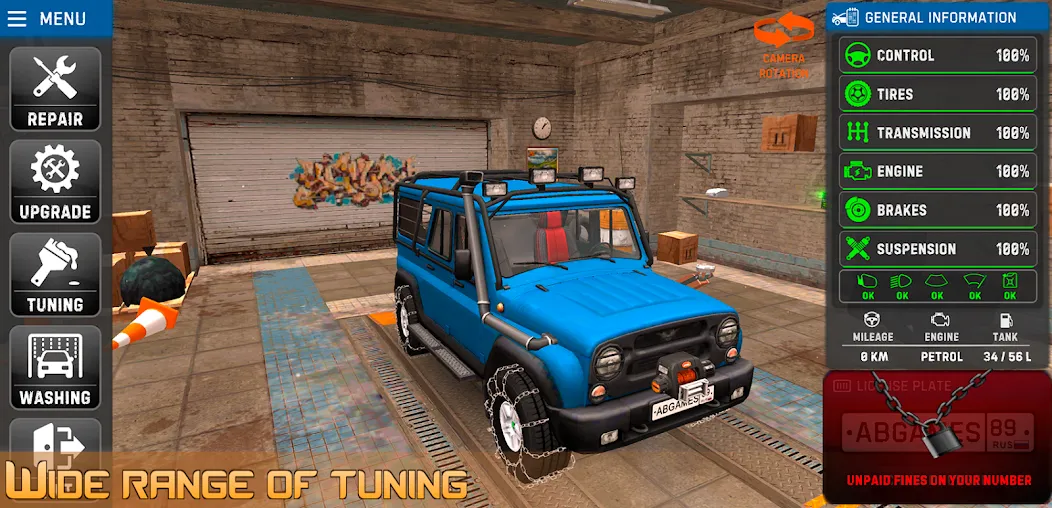 Russian Car Driver Uaz Hunter — скриншот 4