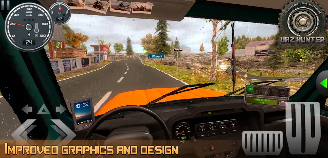 Russian Car Driver Uaz Hunter — скриншот 5