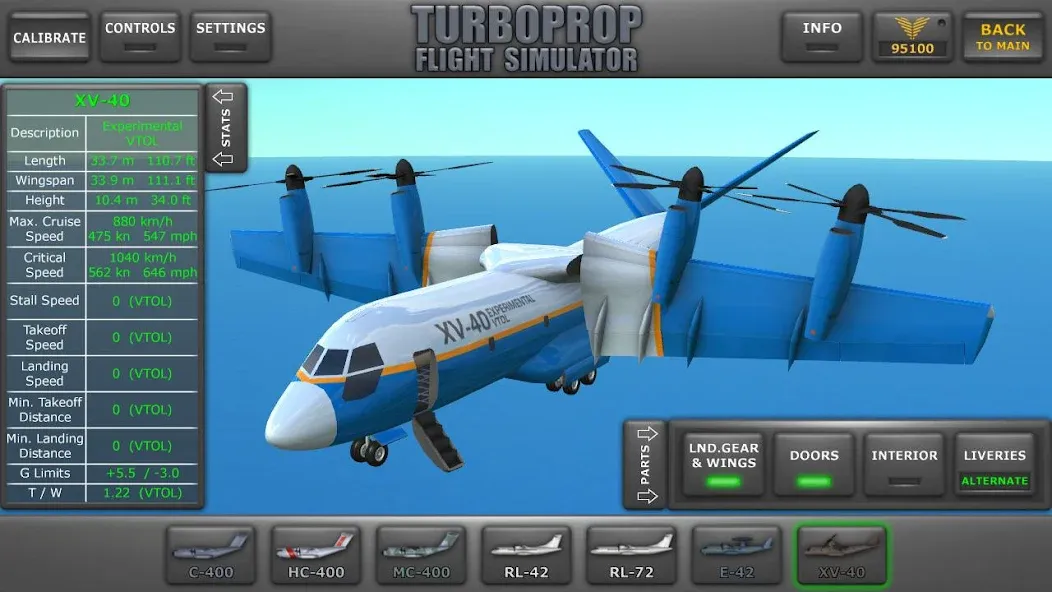 Turboprop Flight Simulator — скриншот 1 Turboprop Flight Simulator — скриншот 1