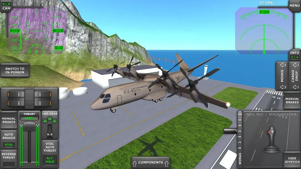 Turboprop Flight Simulator — скриншот 4 Turboprop Flight Simulator — скриншот 4