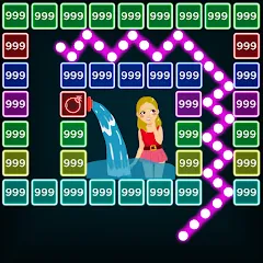 Brick Breaker - Neon Bricks MOD APK на Android — Много денег