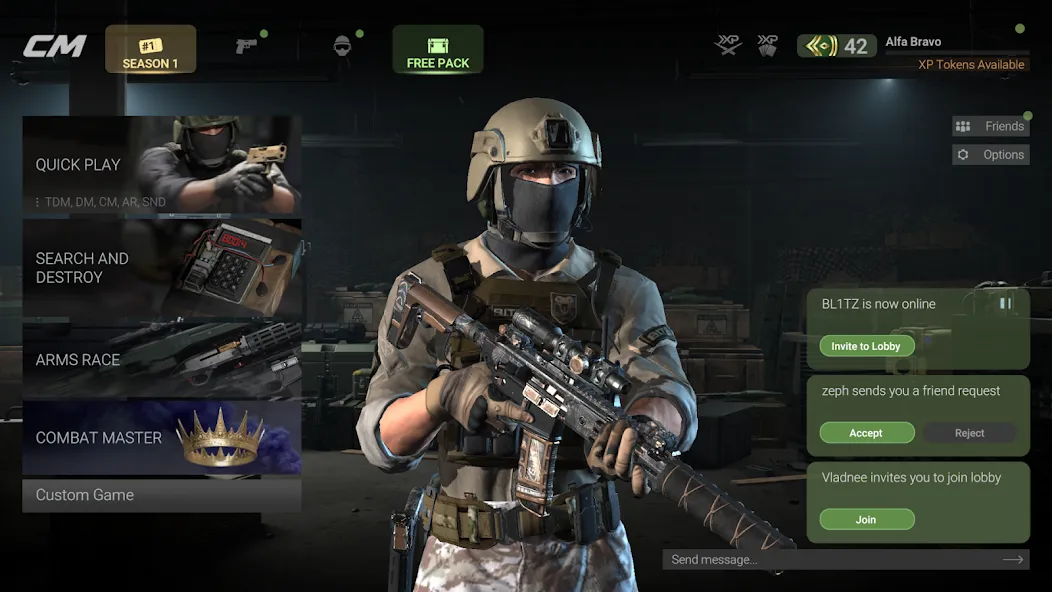 Combat Master Mobile FPS — скриншот 1