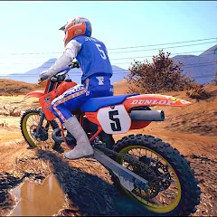 Скачать Enduro Motocross Dirt MX Bikes — MOD на Андроид — Много денег