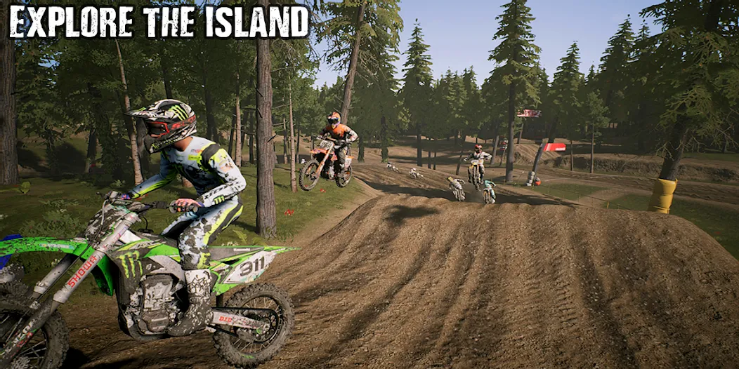 KTM MX Dirt Bikes Unleashed 3D — скриншот 1 KTM MX Dirt Bikes Unleashed 3D — скриншот 1