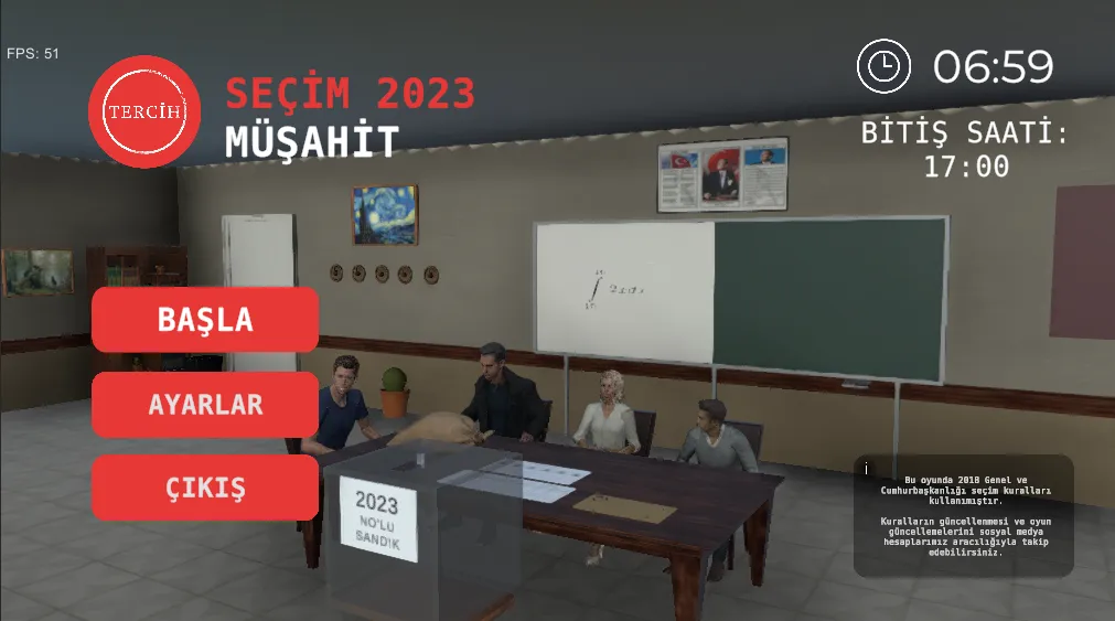 Seçim 2023 Müşahit oyunu — скриншот 1