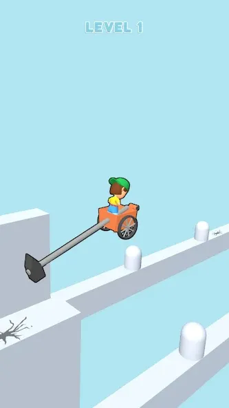 Hammer Race 3D — скриншот 4