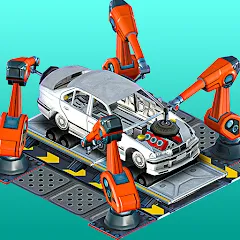 Скачать Car Factory Simulator — MOD APK Много денег