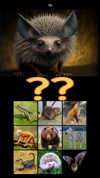 Hybrid Animals Crazy Lab Quiz — скриншот 2