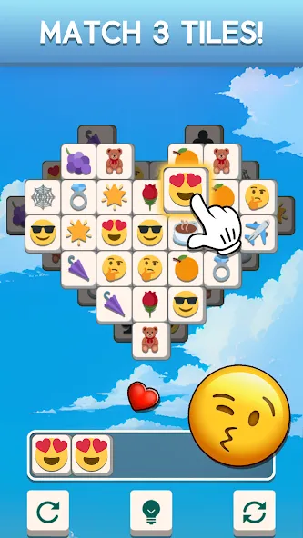 Tile Match Emoji -Triple Tile — скриншот 2 Tile Match Emoji -Triple Tile — скриншот 2