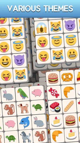 Tile Match Emoji -Triple Tile — скриншот 4 Tile Match Emoji -Triple Tile — скриншот 4
