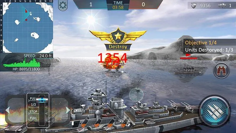 Warship Attack 3D — скриншот 4