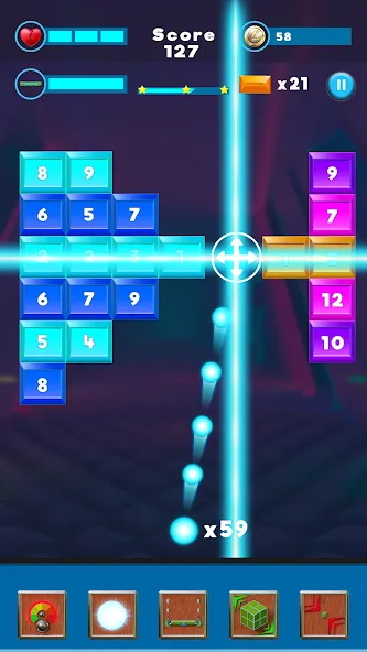 Brick Breaker- Bricks 3d Game — скриншот 1 Brick Breaker- Bricks 3d Game — скриншот 1