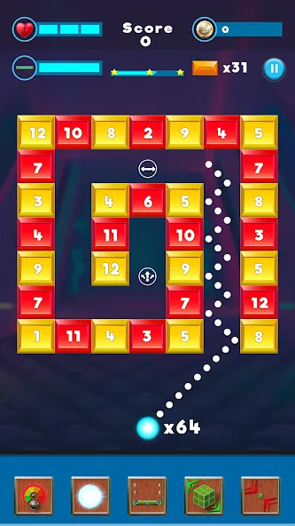 Brick Breaker- Bricks 3d Game — скриншот 3 Brick Breaker- Bricks 3d Game — скриншот 3