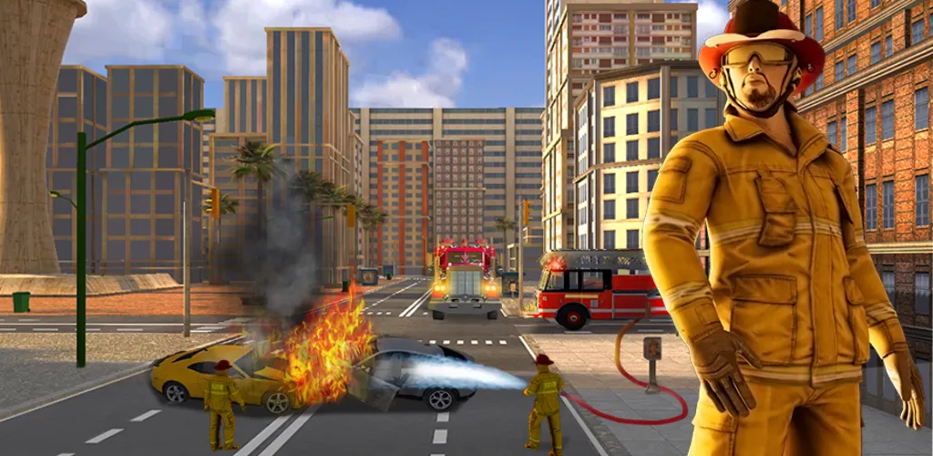 Real Firefighter 3D Simulator — скриншот 2