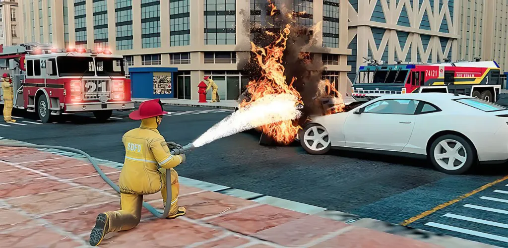Real Firefighter 3D Simulator — скриншот 5