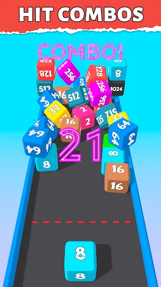 Bounce Merge 2048 Join Numbers — скриншот 5