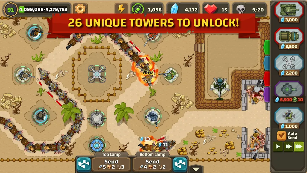 Ancient Allies Tower Defense — скриншот 1
