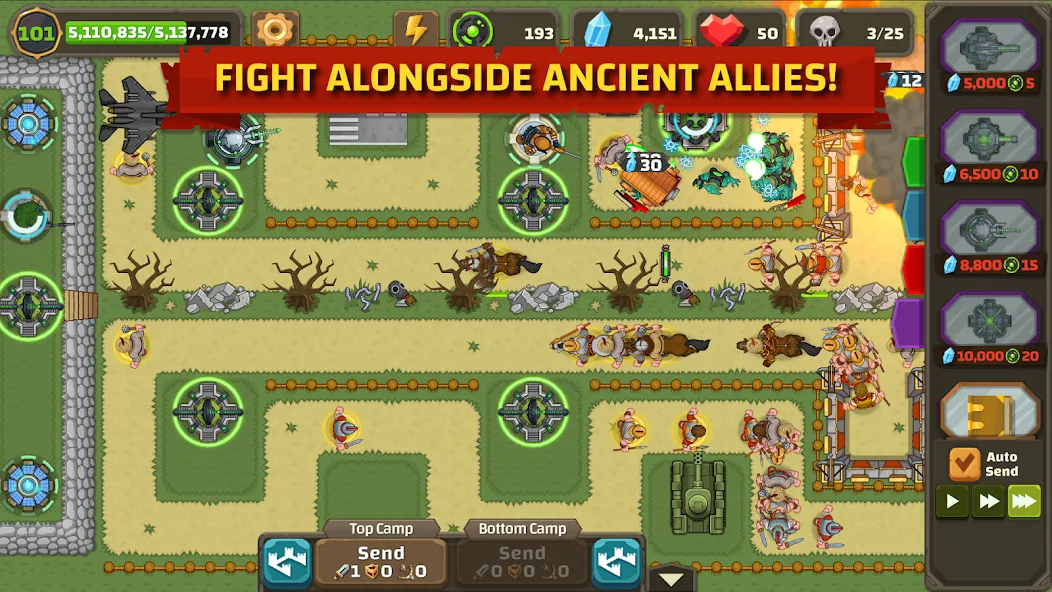 Ancient Allies Tower Defense — скриншот 4