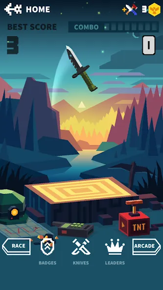 Flippy Knife: 3D flipping game — скриншот 5