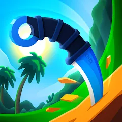 Скачать Flippy Knife: 3D flipping game — MOD на Андроид — Много денег