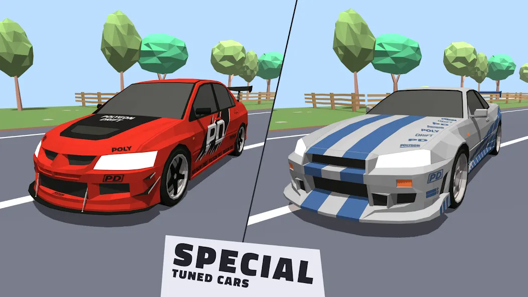 Polygon Drift: Traffic Racing — скриншот 1