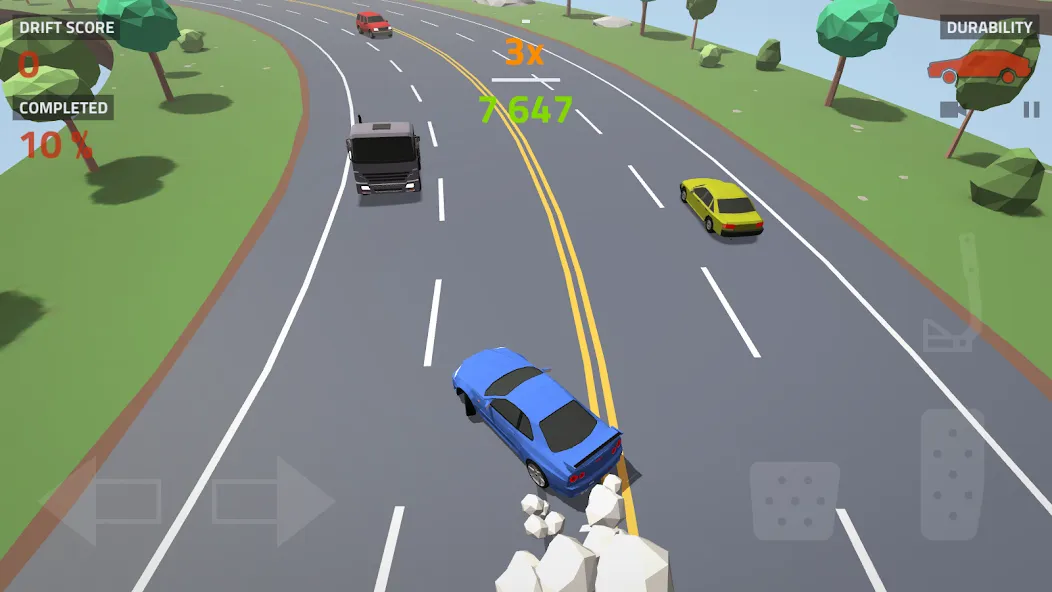Polygon Drift: Traffic Racing — скриншот 5
