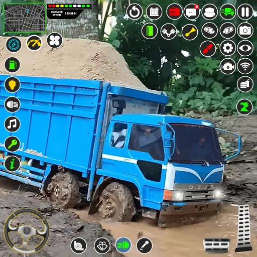 Mud Truck Runner Simulator 3D — скриншот 1 Mud Truck Runner Simulator 3D — скриншот 1