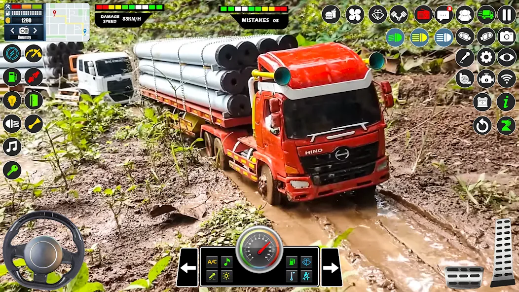 Mud Truck Runner Simulator 3D — скриншот 2 Mud Truck Runner Simulator 3D — скриншот 2