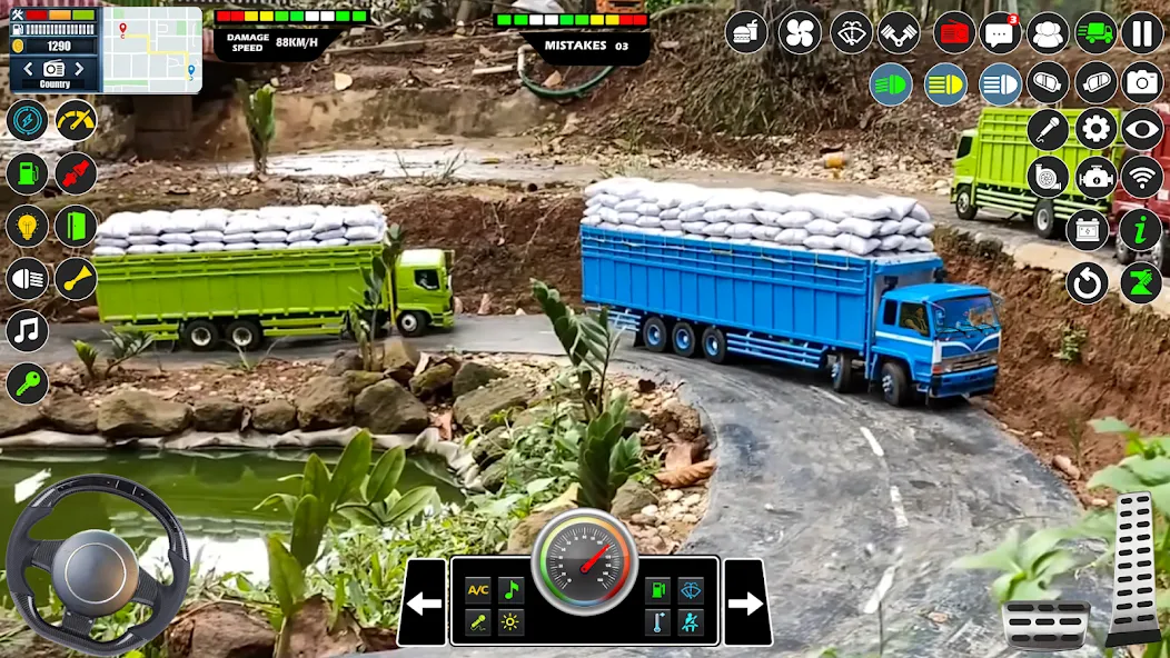 Mud Truck Runner Simulator 3D — скриншот 3 Mud Truck Runner Simulator 3D — скриншот 3