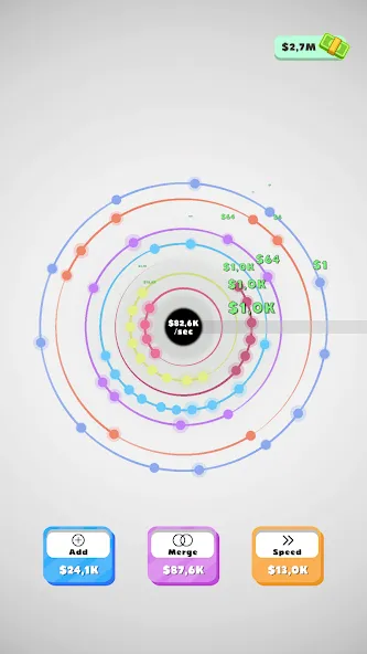 Idle Orbiters — скриншот 1 Idle Orbiters — скриншот 1