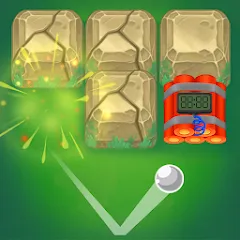 Bouncefield: Brick Breaker — Модификация Много денег и без рекламы