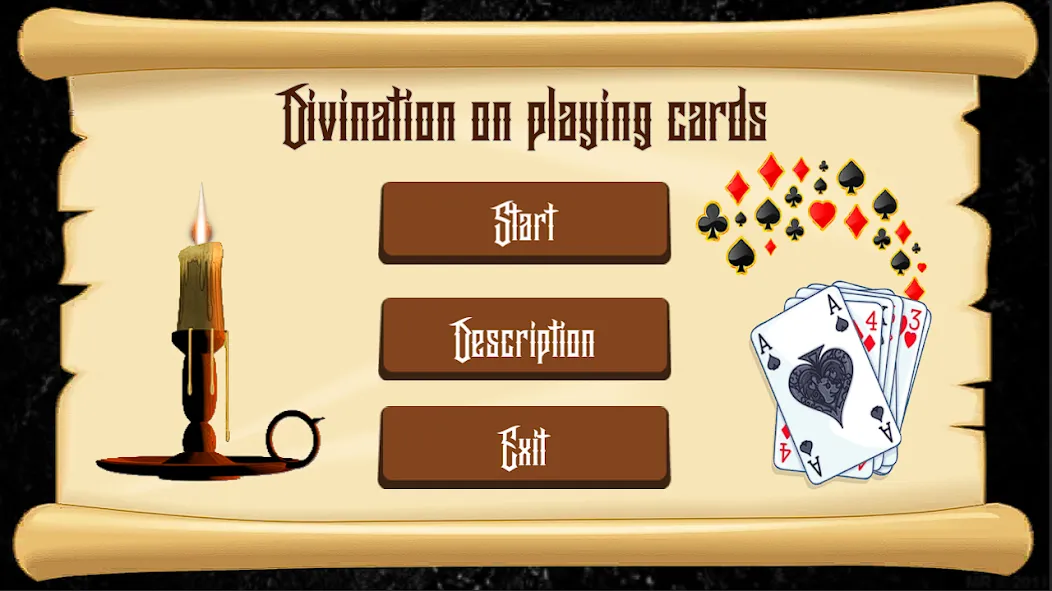 Divination on Playing Cards — скриншот 1
