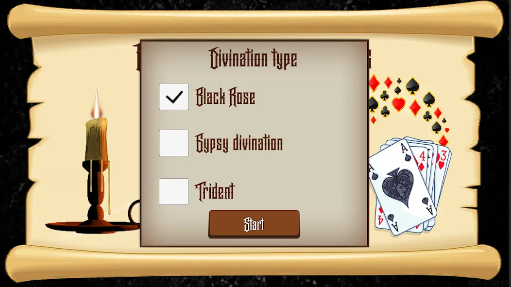 Divination on Playing Cards — скриншот 2