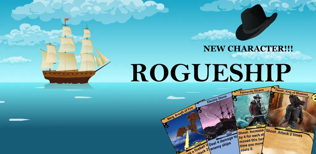 RogueShip - RPG Roguelike Card — скриншот 1