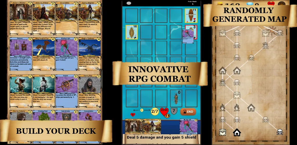 RogueShip - RPG Roguelike Card — скриншот 2