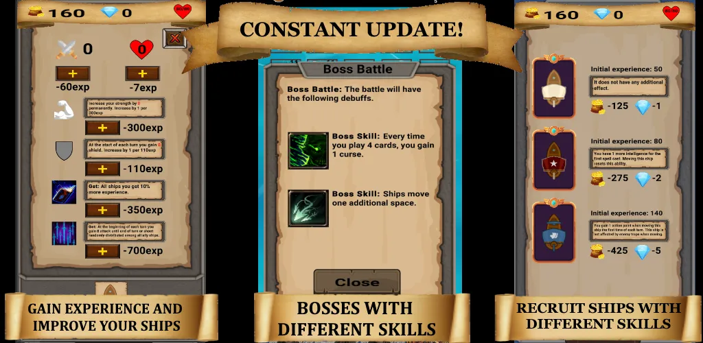 RogueShip - RPG Roguelike Card — скриншот 5