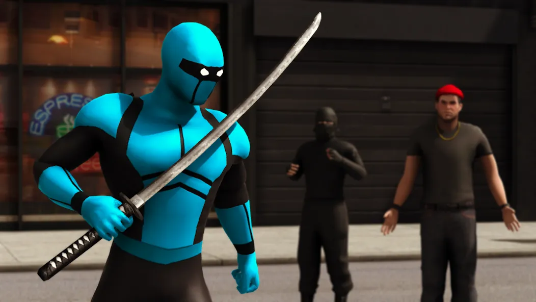 Blue Ninja : Superhero Game — скриншот 2