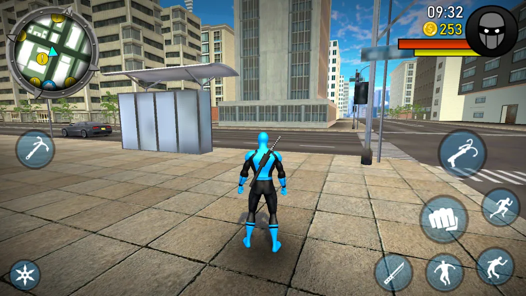Blue Ninja : Superhero Game — скриншот 4