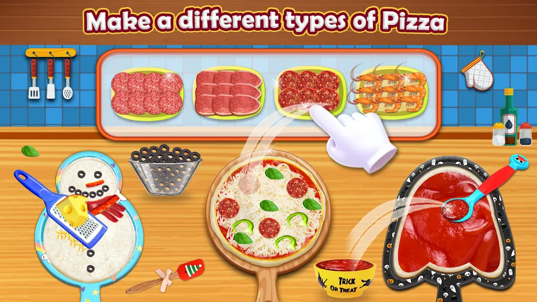 Pizza Maker - Cooking Games — скриншот 1