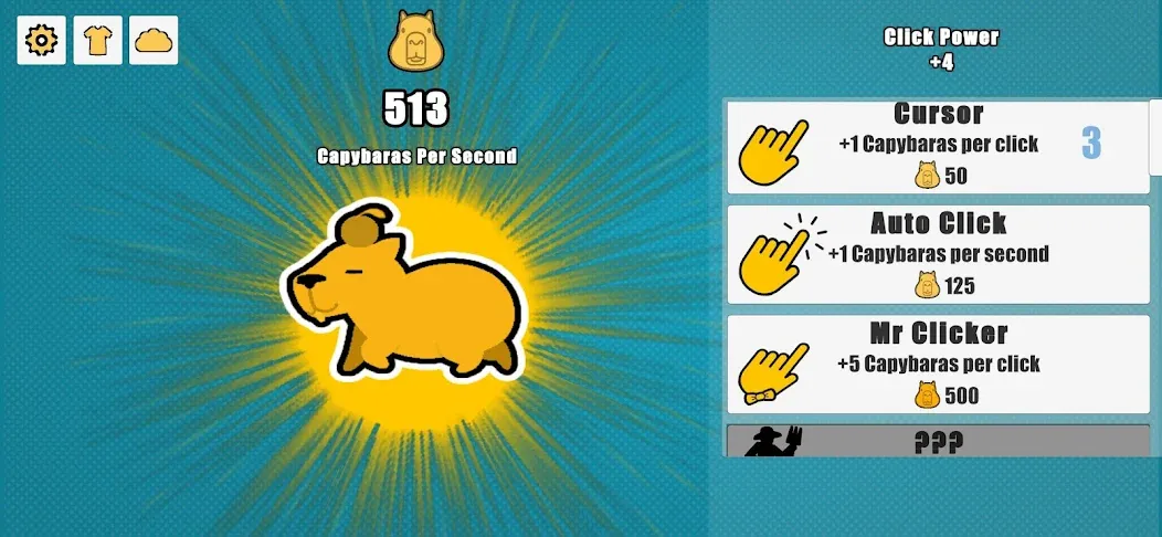 Capybara Clicker — скриншот 1 Capybara Clicker — скриншот 1