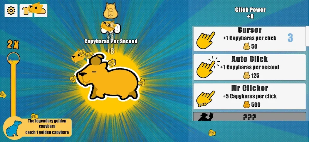 Capybara Clicker — скриншот 2 Capybara Clicker — скриншот 2